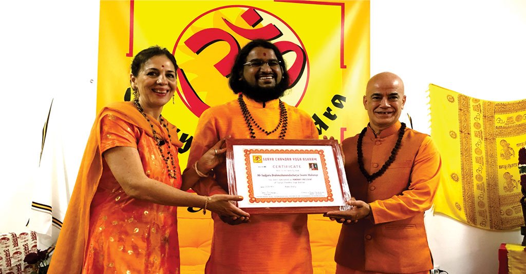 Honarary Presdentship at Suryachandra yog Ashram Italy